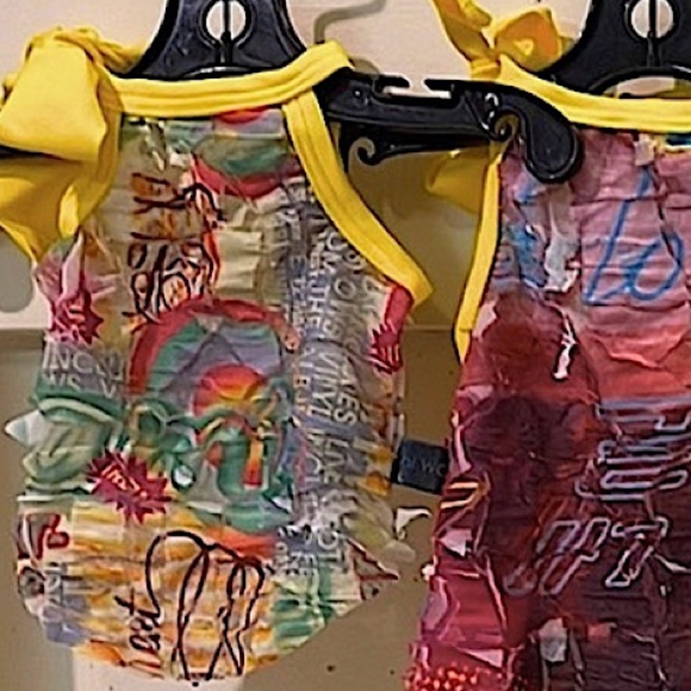 Dress Tank Graffiti (green)